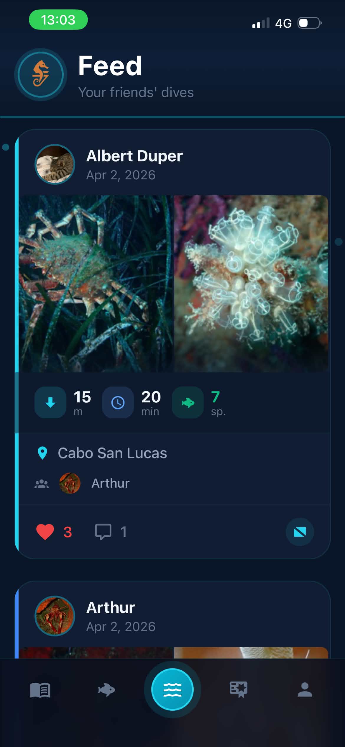 Social feed screenshot